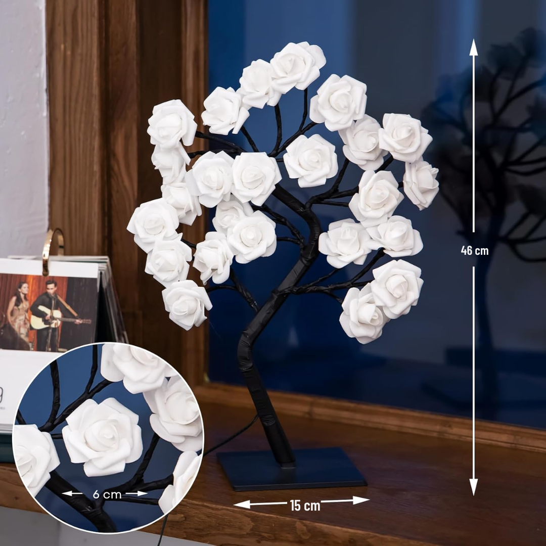 Lámpara LED Árbol de Rosas