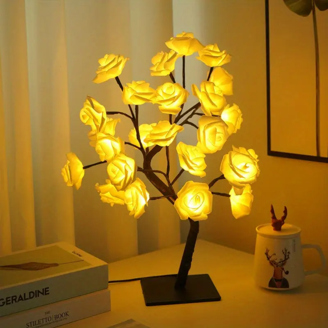 Lámpara LED Árbol de Rosas